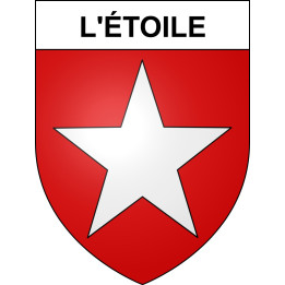 L'Étoile 39 ville sticker blason écusson autocollant adhésif