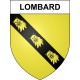 Pegatinas escudo de armas de Lombard adhesivo de la etiqueta engomada