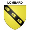 Lombard 39 ville sticker blason écusson autocollant adhésif