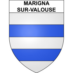 Marigna-sur-Valouse Sticker wappen, gelsenkirchen, augsburg, klebender aufkleber
