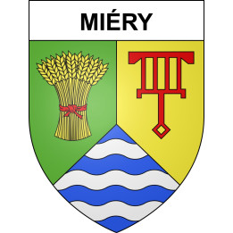 Stickers coat of arms Miéry adhesive sticker