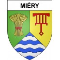 Miéry 39 ville sticker blason écusson autocollant adhésif