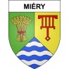 Miéry Sticker wappen, gelsenkirchen, augsburg, klebender aufkleber