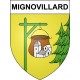 Mignovillard 39 ville sticker blason écusson autocollant adhésif