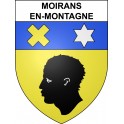 Stickers coat of arms Moirans-en-Montagne adhesive sticker