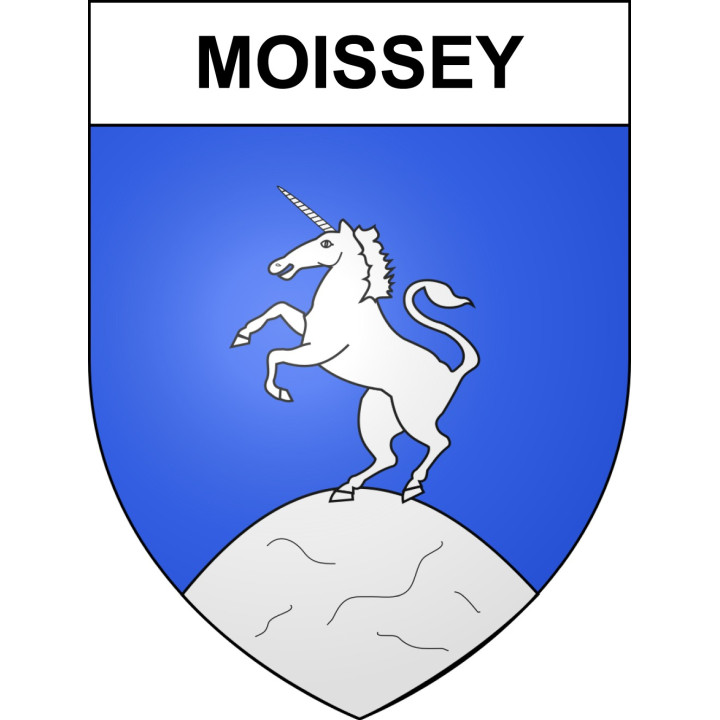 Stickers coat of arms Moissey adhesive sticker