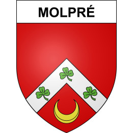 Stickers coat of arms Molpré adhesive sticker