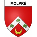 Molpré 39 ville sticker blason écusson autocollant adhésif