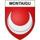 Montaigu Sticker wappen, gelsenkirchen, augsburg, klebender aufkleber