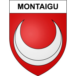 Stickers coat of arms Montaigu adhesive sticker