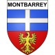 Montbarrey Sticker wappen, gelsenkirchen, augsburg, klebender aufkleber
