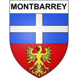 Stickers coat of arms Montbarrey adhesive sticker