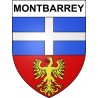 Montbarrey 39 ville sticker blason écusson autocollant adhésif