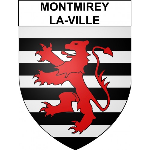 Montmirey-la-Ville 39 ville sticker blason écusson autocollant adhésif