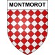 Montmorot 39 ville sticker blason écusson autocollant adhésif