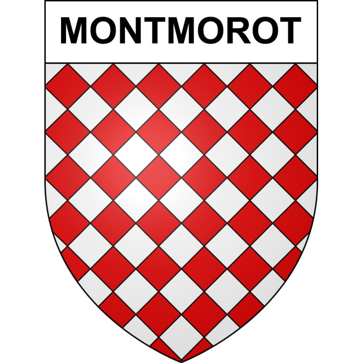 Montmorot 39 ville sticker blason écusson autocollant adhésif