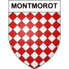 Montmorot 39 ville sticker blason écusson autocollant adhésif