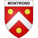 Montrond 39 ville sticker blason écusson autocollant adhésif
