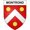 Montrond 39 ville sticker blason écusson autocollant adhésif