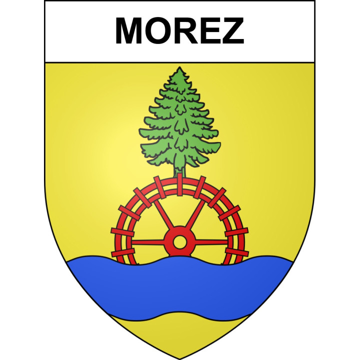 Morez 39 ville sticker blason écusson autocollant adhésif