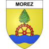 Morez Sticker wappen, gelsenkirchen, augsburg, klebender aufkleber