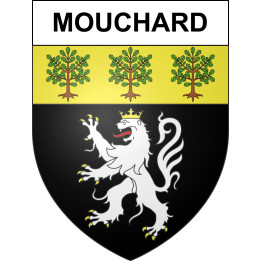 Mouchard Sticker wappen, gelsenkirchen, augsburg, klebender aufkleber