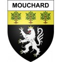 Mouchard Sticker wappen, gelsenkirchen, augsburg, klebender aufkleber