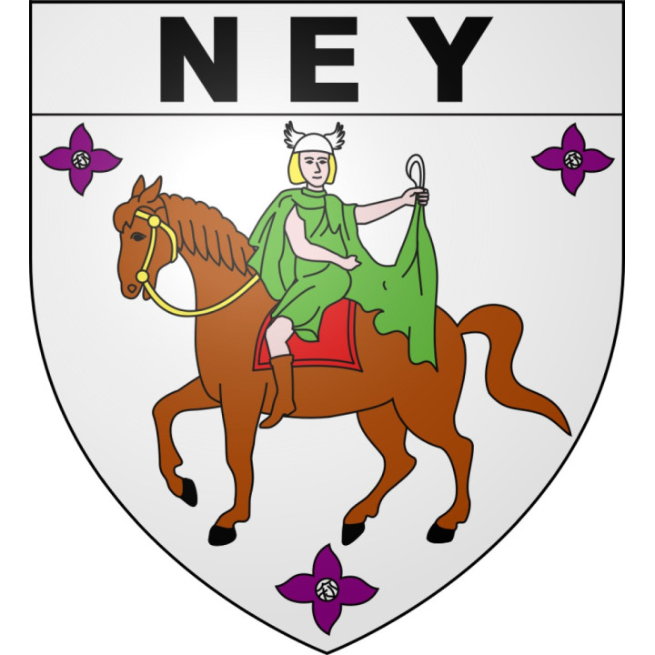 Pegatinas escudo de armas de Ney adhesivo de la etiqueta engomada