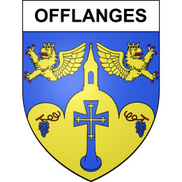 Stickers coat of arms Offlanges adhesive sticker
