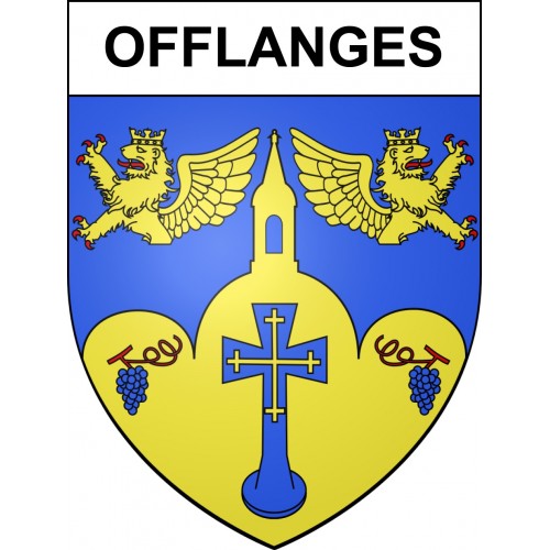 Stickers coat of arms Offlanges adhesive sticker