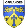 Offlanges 39 ville sticker blason écusson autocollant adhésif