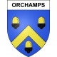 Orchamps 39 ville sticker blason écusson autocollant adhésif