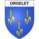 Orgelet Sticker wappen, gelsenkirchen, augsburg, klebender aufkleber