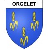 Orgelet 39 ville sticker blason écusson autocollant adhésif