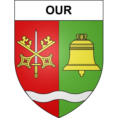 Our 39 ville sticker blason écusson autocollant adhésif