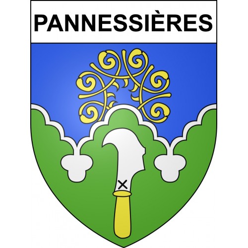 Adesivi stemma Pannessières adesivo
