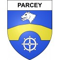 Parcey Sticker wappen, gelsenkirchen, augsburg, klebender aufkleber