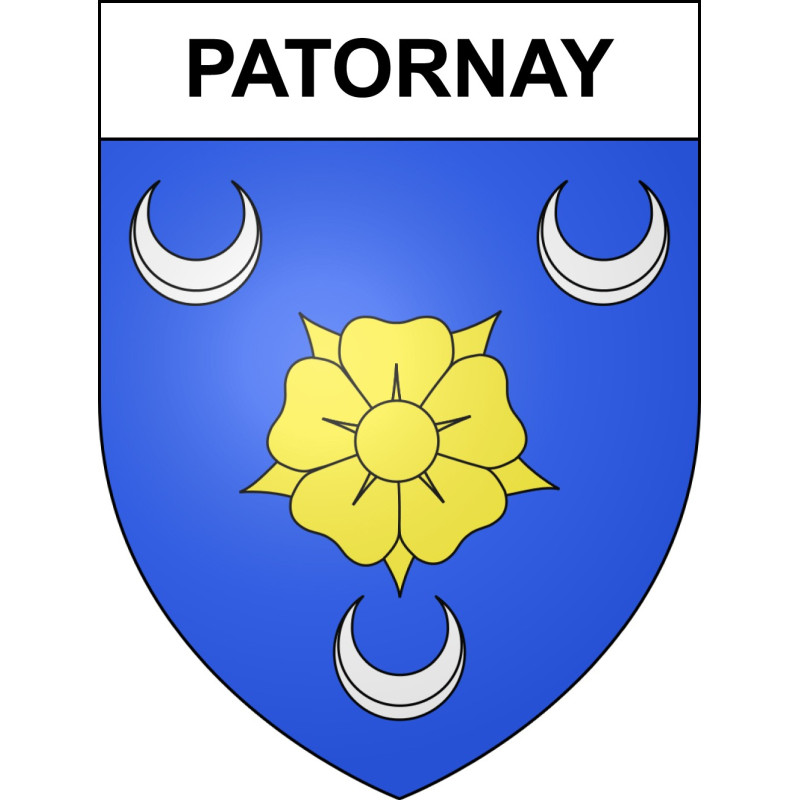 Patornay Sticker wappen, gelsenkirchen, augsburg, klebender aufkleber