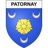 Patornay 39 ville sticker blason écusson autocollant adhésif