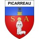 Picarreau 39 ville sticker blason écusson autocollant adhésif