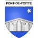 Adesivi stemma Pont-de-Poitte adesivo