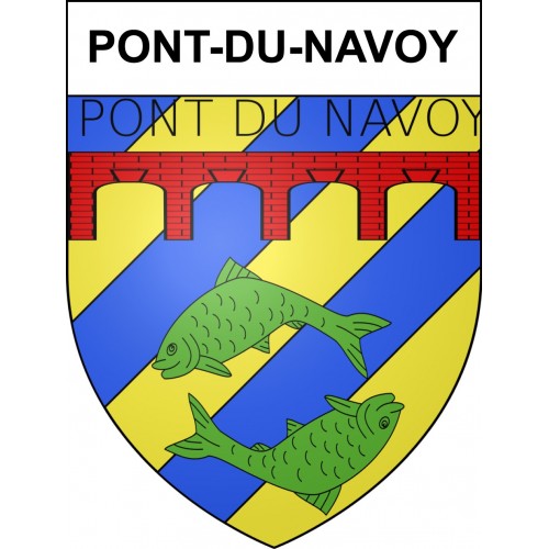 Pont-du-Navoy Sticker wappen, gelsenkirchen, augsburg, klebender aufkleber