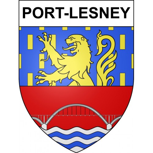 Stickers coat of arms Port-Lesney adhesive sticker