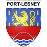 Port-Lesney 39 ville sticker blason écusson autocollant adhésif