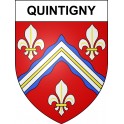 Quintigny 39 ville sticker blason écusson autocollant adhésif
