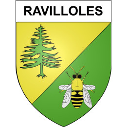Ravilloles Sticker wappen, gelsenkirchen, augsburg, klebender aufkleber