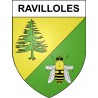Stickers coat of arms Ravilloles adhesive sticker