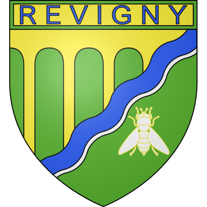 Revigny Sticker wappen, gelsenkirchen, augsburg, klebender aufkleber