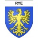 Rye 39 ville sticker blason écusson autocollant adhésif