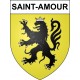 Pegatinas escudo de armas de Saint-Amour adhesivo de la etiqueta engomada